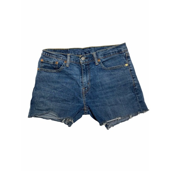 Levi's Other - Levi’s 511 Slim Distressed Cut Off Jean Shorts 32x30 Medium Wash